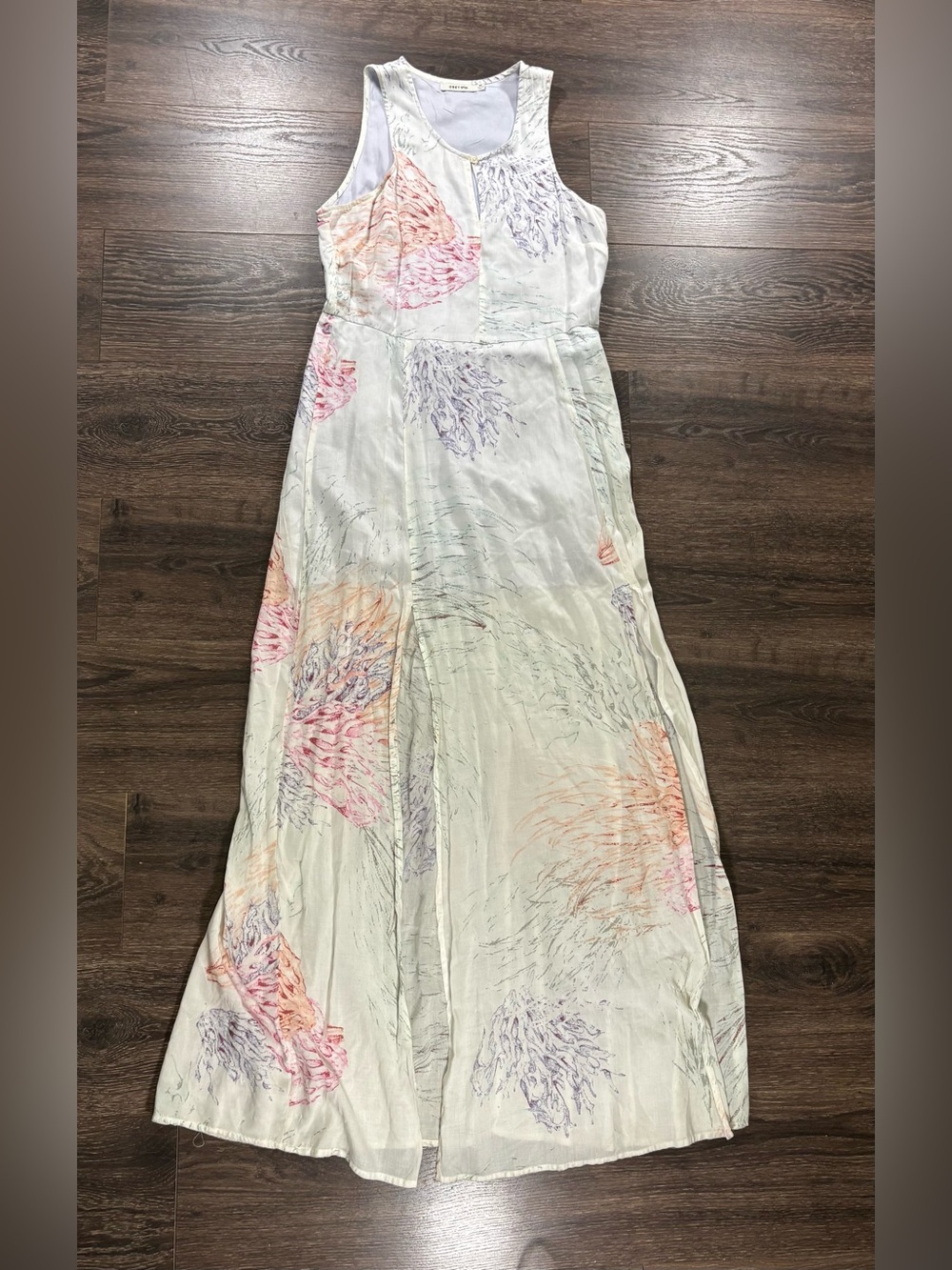 Obey No89 Floral Maxi Dress Size Medium 100% Modal